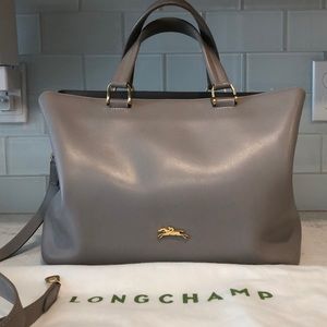 Longchamp leather tote